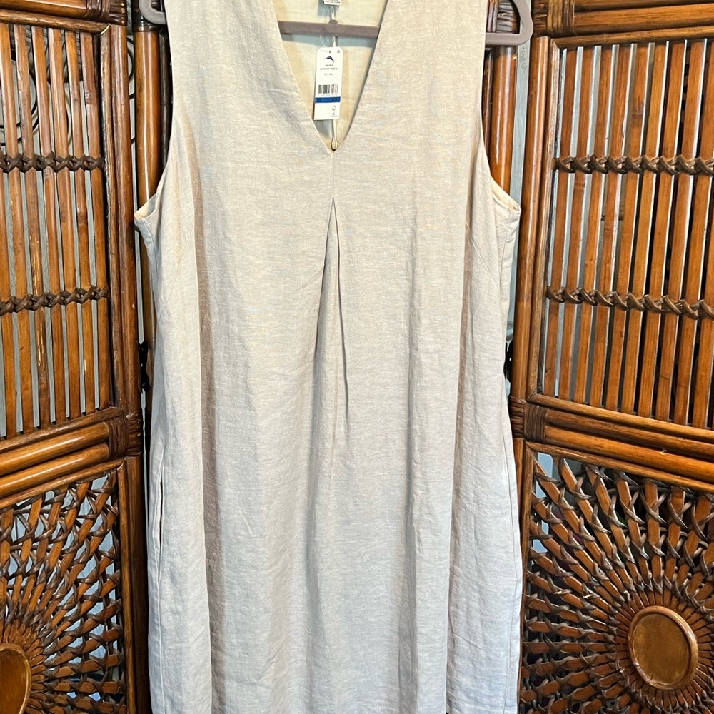 Tommy Bahama Sleeveless Beige Dress